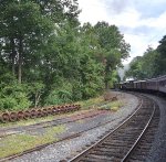 Rounding the curve south of Port Clinton Station